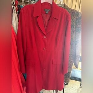 TravelSmith Vibrant Red Women's Blazer